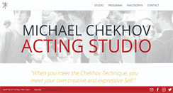 Desktop Screenshot of michaelchekhovactingstudio.com